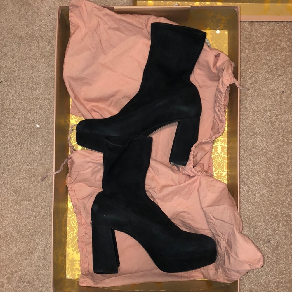Miu miu black boots